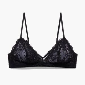 NWT SAVAGE X FENTY FLORAL LACE AND MESH BRALETTE